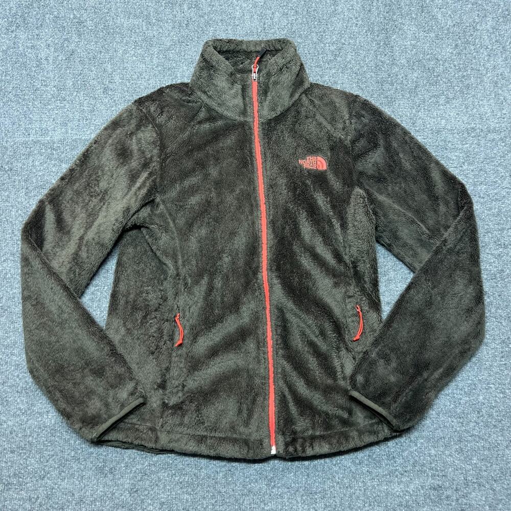 The North Face Osito Jacket Women's M Brown Fleece Full Zip Mock Neck